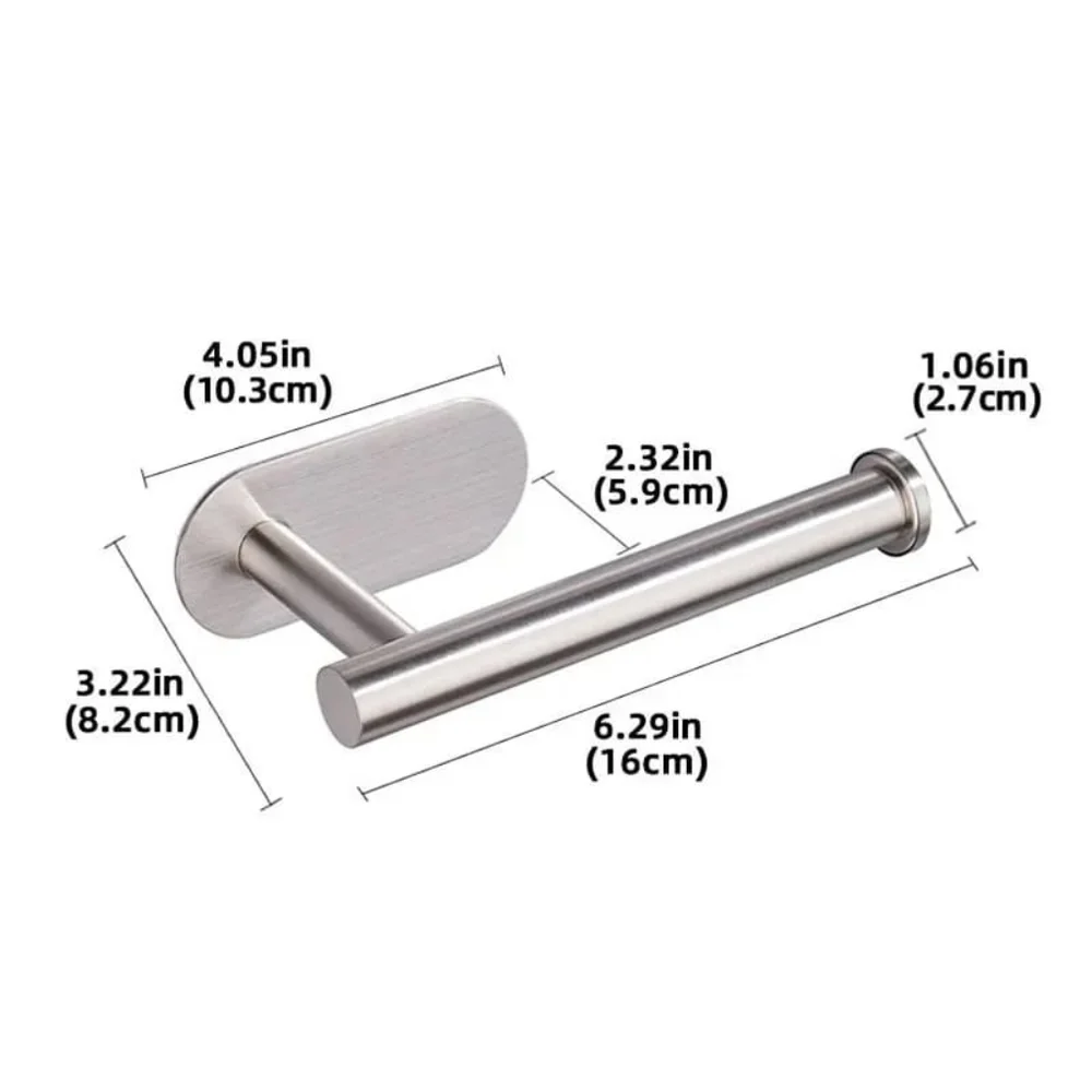 Toilet Roll Holder for Bathroom Self Adhesive NEW Toilet Roll Holder NWT